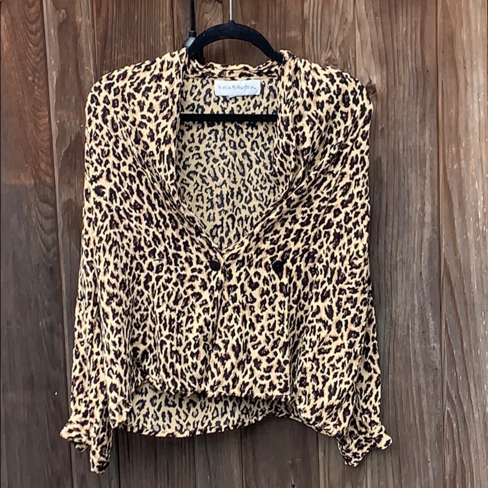 SOLD: Cheetah Blouse